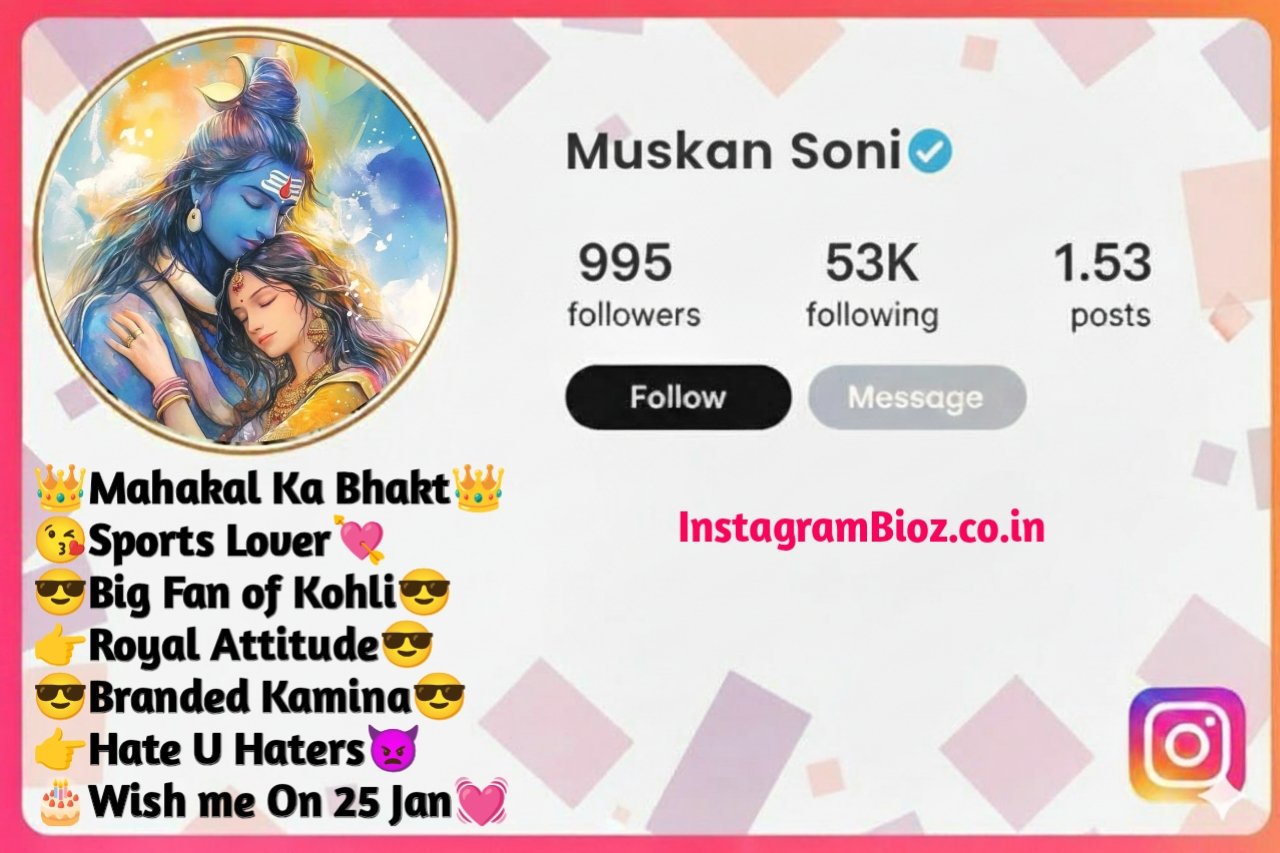 Attitude Bholenath Bio