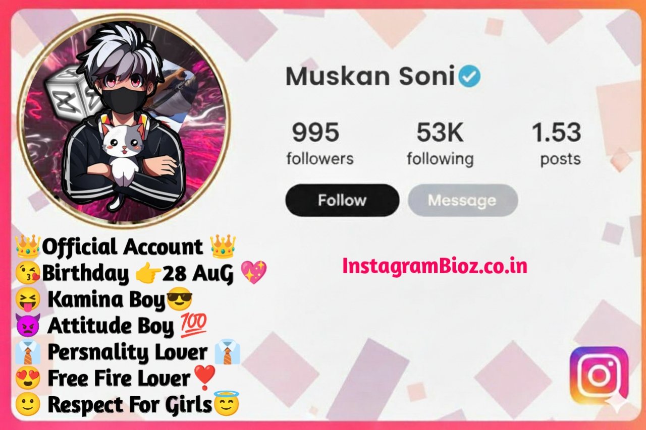 Free Fire Instagram Bio