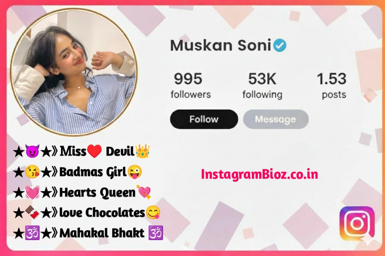 Instagram Bio For Girls Attitude