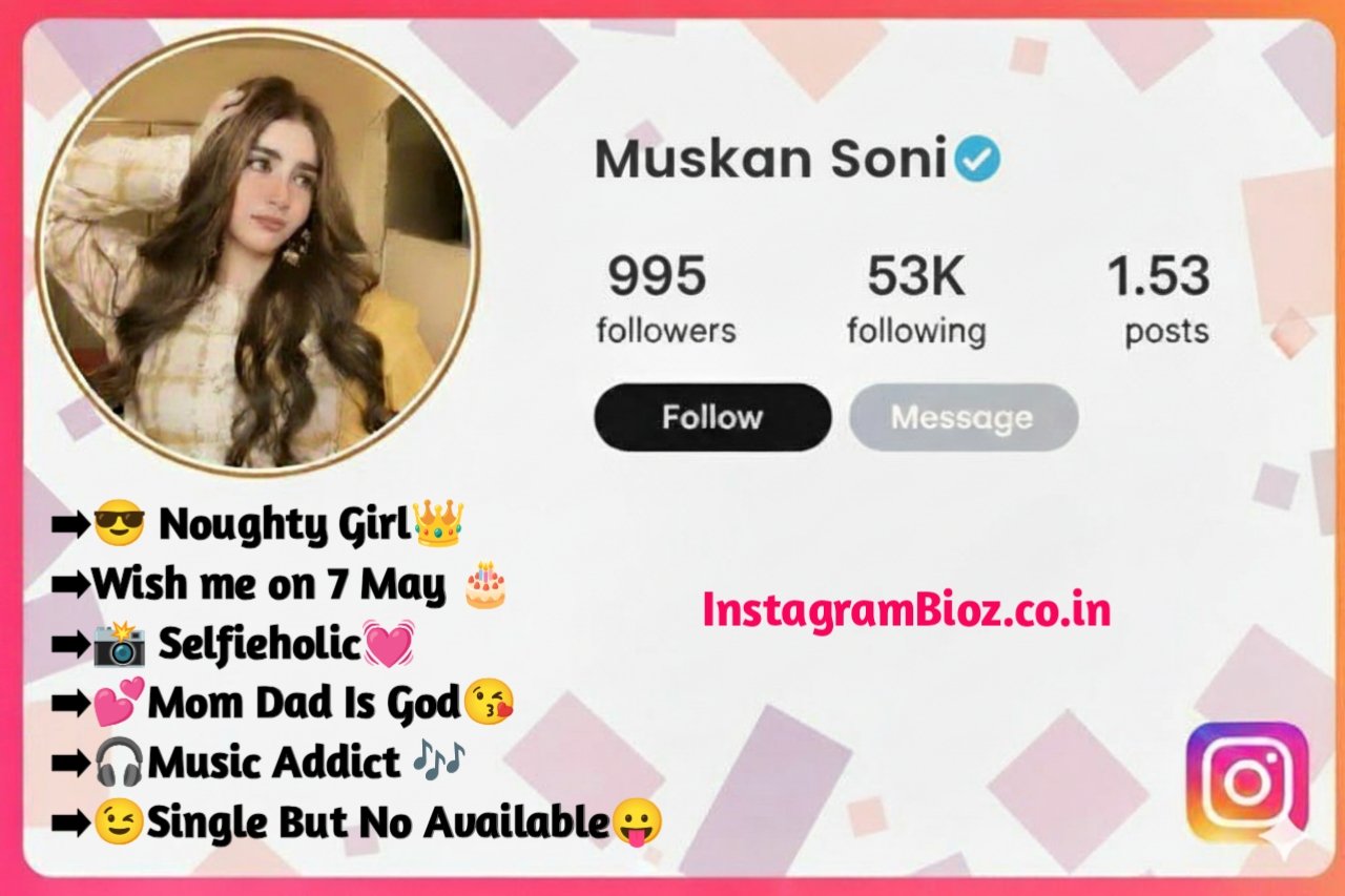 Instagram Bio For Girls Stylish Font