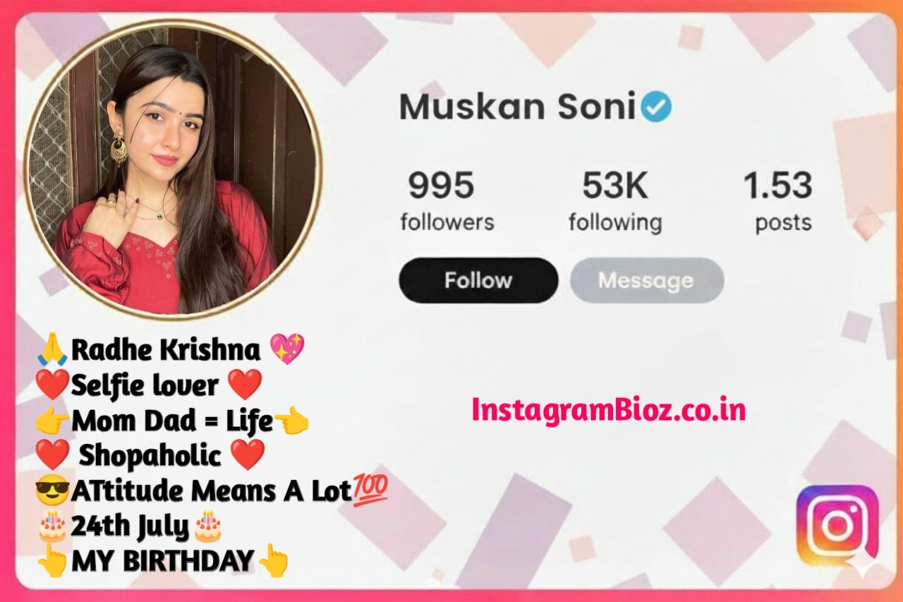 Instagram Bio For Girls Stylish Font