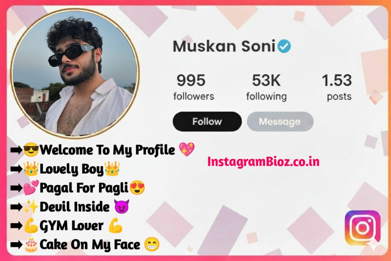 Stylish Instagram Bio for Boys