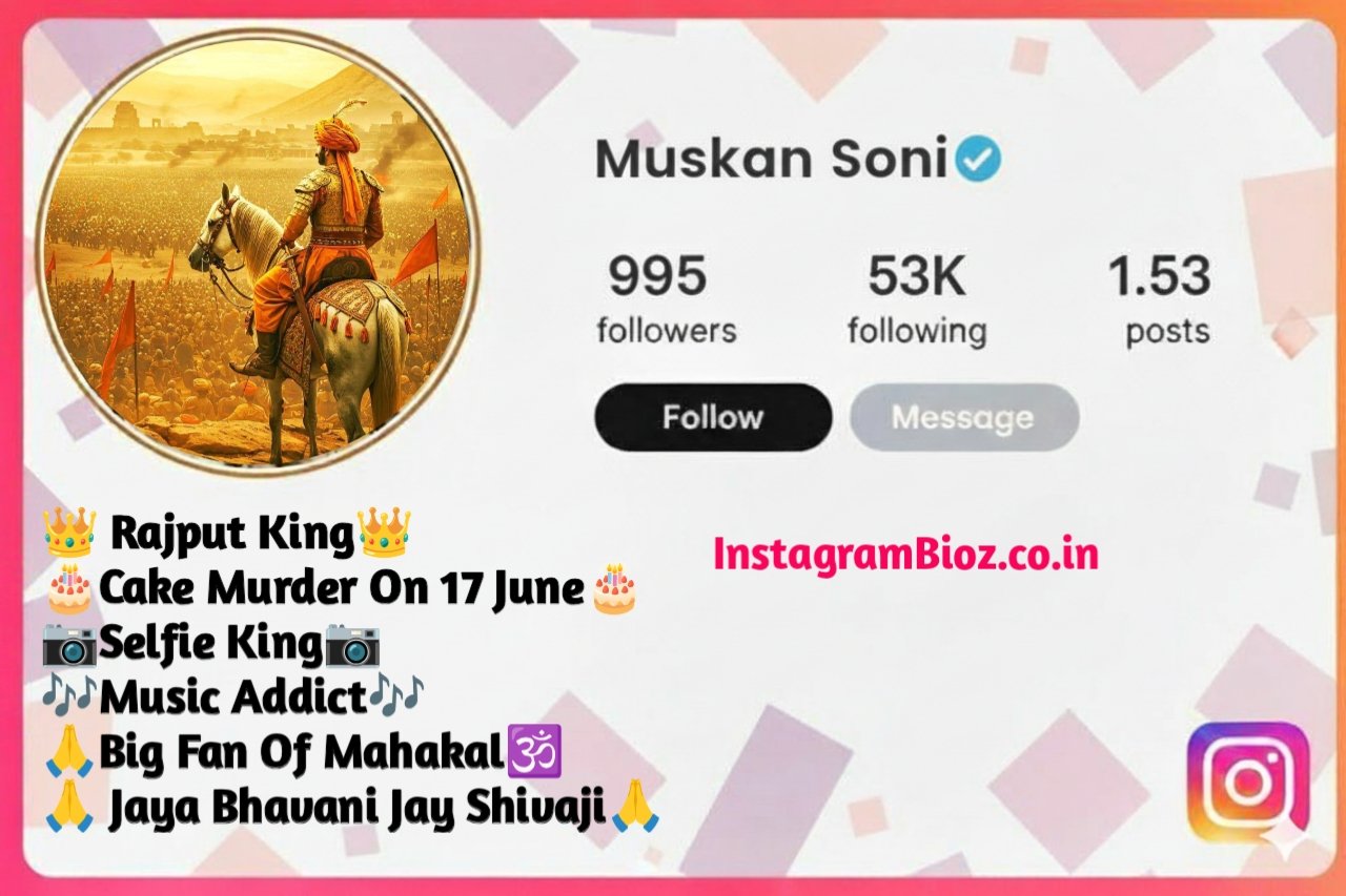 Stylish Rajputna Instagram Bio for Boys